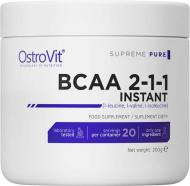 Амінокислоти Supreme Pure BCAA 2-1-1 природний 200г OstroVit