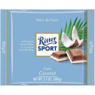 Шоколад Ritter Sport молочний з начинкою кокос-молочний крем (22292110) 100 г