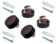 Набор держателей для зеркала MDF 601 small черный DC 132932