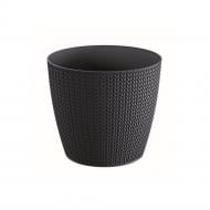 Горшок для цветов Prosperplast WHEATY 130 мм круглый 1 л антрацит (26187-433)