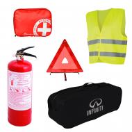 Набор автомобилиста евростандарт Infiniti Poputchik 01-025-Е черный