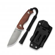 Ніж Civivi Full-Tang Timberbark, з ножнами (коричневий) C23094-4