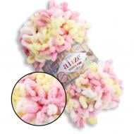 Пряжа для вязания Alize Puffy Fine Color №6367 Секционное окрашение