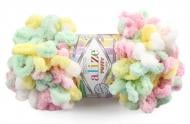 Пряжа для вязания Alize Puffy Color №5862 Секционное окрашение