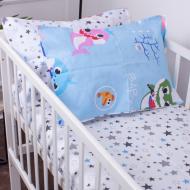 Наволочка бязь Kids Time 17-0521 Sharks blue 40x60 см мульти MirSon