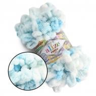 Пряжа для вязания Alize Puffy Color №5924 Секционное окрашение