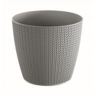 Горшок для цветов Prosperplast WHEATY 220 мм круглый 5,4 л серый (26330-405)