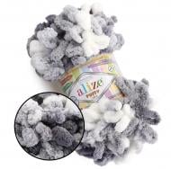 Пряжа для вязания Alize Puffy Color №5925 Секционное окрашение