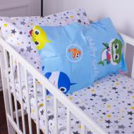 Наволочка бязь Kids Time 17-0522 Sharks are fun 50x70 см мульти MirSon