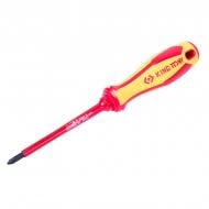 Отвертка KING TONY крестовая Phillips №0 75 мм диэлектрическая 14710003