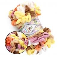 Пряжа для вязания Alize Puffy Color №6531 Секционное крашение