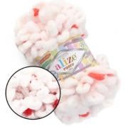 Пряжа для вязания Alize Puffy Color №6490 Секционное окрашение