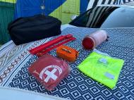 Набор автомобилиста Универсальный Poputchik 01-012 черный Набор автомобилиста Универсальный Poputchik 01-012 черный