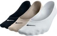 Шкарпетки Nike W NK EVRY LTWT FOOT SX4863-900 р.S чорний/бежевий/білий 3 шт.