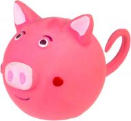 Іграшка для собак Camon Свинка кругла зі звуком 8 см