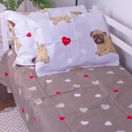 Наволочка бязь Kids Time 17-0566 Pug-dog 50x70 см мульті MirSon