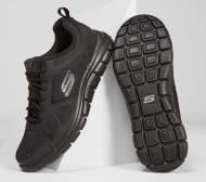 Кроссовки мужские демисезонные Skechers Track 52631 BBK р.40 черные