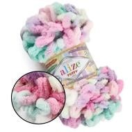 Пряжа для вязания Alize Puffy Color №6526 Секционное окрашивание