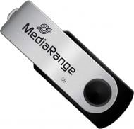 Флешпам'ять USB MediaRange 64 ГБ USB 2.0 black/silver (MR912)