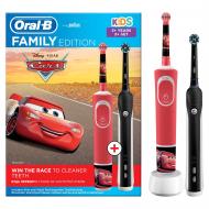Набір електричних зубних щіток Oral-B Braun Family Edition 2 шт: Pro 1 & Kids Cars