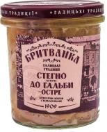 Консерва Тернопільський м'ясокомбінат м’ясна Бритванка Стегно куряче до гальби-гостре 310 г