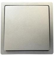 Кнопка звонка одноклавишный Siemens Style без подсветки платина металлик 5TG72705PM00