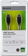 Кабель Belkin HDMI (AM/AM) Standard 1,5 м черный (F3Y017R1.5MBLK)