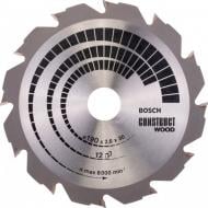 Пиляльний диск Bosch CONSTRUCТ 190x30x2,6 Z12 2608640633