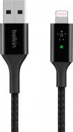 Кабель Belkin USB-A - Lightning BRAIDED 1,2 м чорний (CAA007BT04BK)