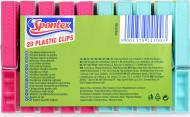Прищіпки пластик Plastic pegs 20 шт. SPONTEX