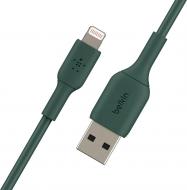 Кабель Belkin USB-A - Lightning PVC 1 м зелений (CAA001BT1MMG)