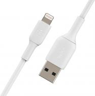 Кабель Belkin USB-A - Lightning PVC 3 м белый (CAA001BT3MWH)