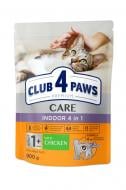 Корм Club 4 Paws Premium Indoor 4 в 1 курица, кукуруза, рис 900 г