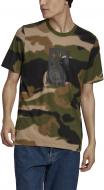 Футболка Adidas CAMO AOP TONGUE GN1863 р.S разноцветный