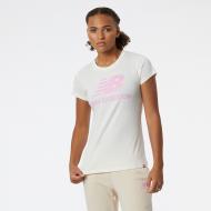 Футболка New Balance ESSENTIALS STACKED LOGO WT91546SST р.L бежевый