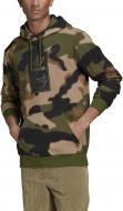 Джемпер Adidas CAMO AOP HOODIE GN1879 р. L разноцветный