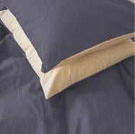 Наволочка бязь Marco (12-0712+16-5803) 40x60 см бежевый/серый MirSon