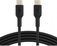 Кабель Belkin USB-С - USB-С, PVC 1 м чорний (CAB003BT1MBK)