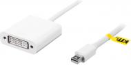 Адаптер Kit MiniDisplayPort - DVI(24+5)(AM/AF) 0,17 м білий (KITS-FL-002)