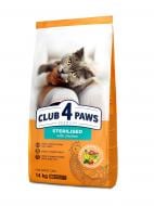 Корм сухой Club 4 Paws Премиум "Стерилизованные" для взрослых кошек с курицей 14 кг