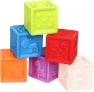 Набір іграшок для купання Jia Cheng кубики текстурні барвисті 6 шт. OTG0975515
