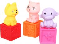 Набір іграшок для купання Jia Cheng кубики/фігурки текстурні барвисті 6 шт. OTG0975522