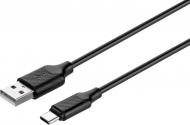 Кабель Kit USB 2.0 - USB Type-C 1 м черный (KITS-W-004)