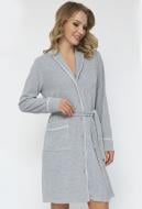 Халат домашний женский Roksana Veronika р. 50-52 серый меланж №1310/50047