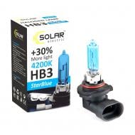 Автолампа розжарювання Solar HB3 12V 65W P20d StarBlue 4200K 1 шт. (1225)