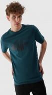 Футболка 4F 4FRAW23TTSHM1474-46S р.M зеленый