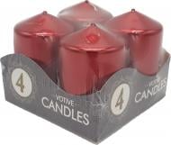 Набор свечей Адвента 40/60 красных (металик) 4 шт. Pako-If
