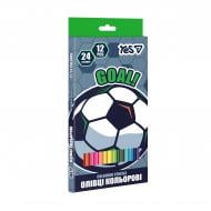 Карандаши цветные Football 12/24 цвета 290787 YES
