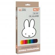 Карандаши цветные Miffy 12/24 цвета 290790 YES