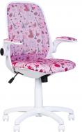Кресло Nowy Styl GLORY GTP WHITE KIDS TILT PW62 OD-06/CM-04 розовый
